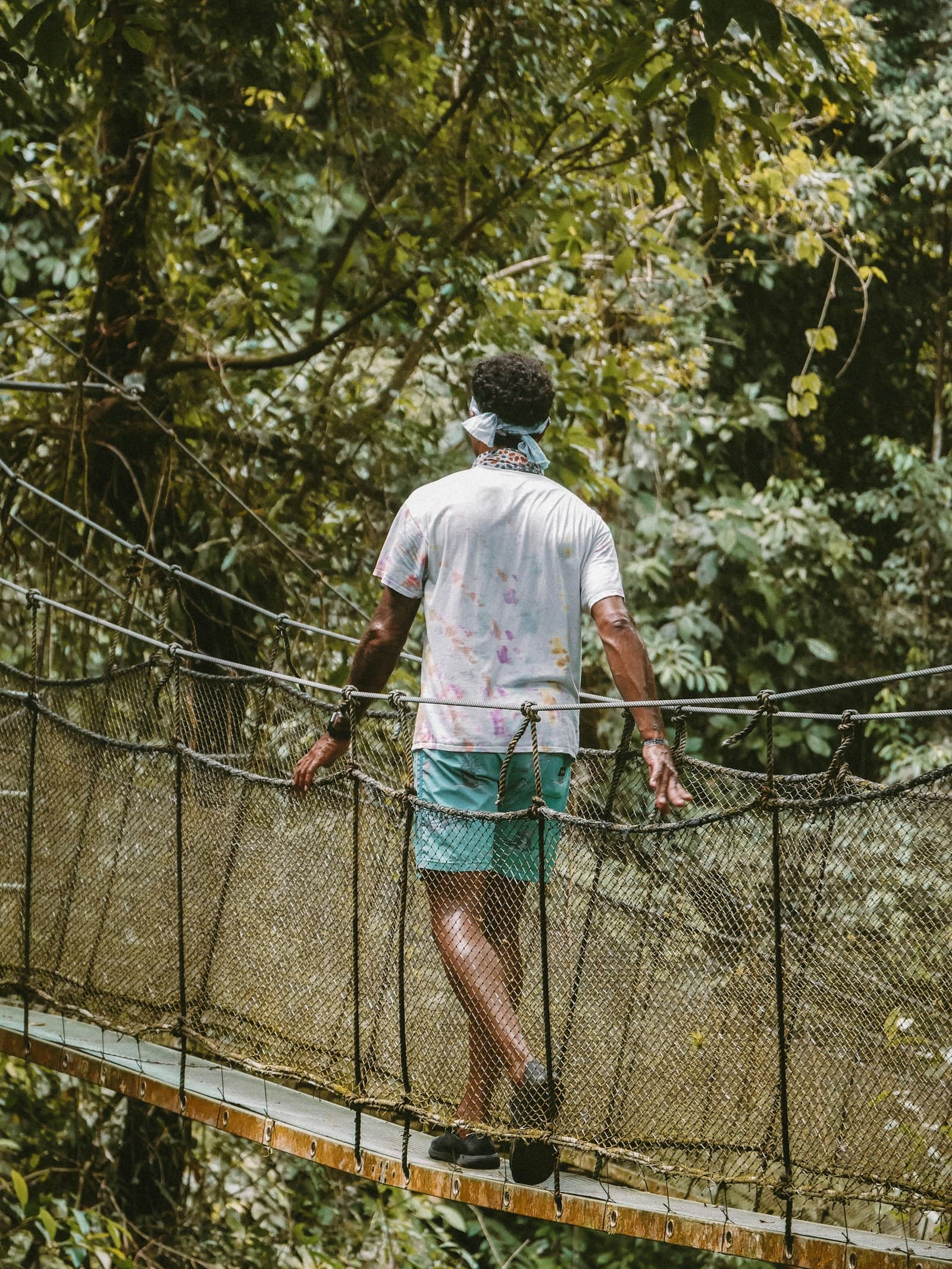 Pont suspendu au-dessus de la canopée, Costa Rica