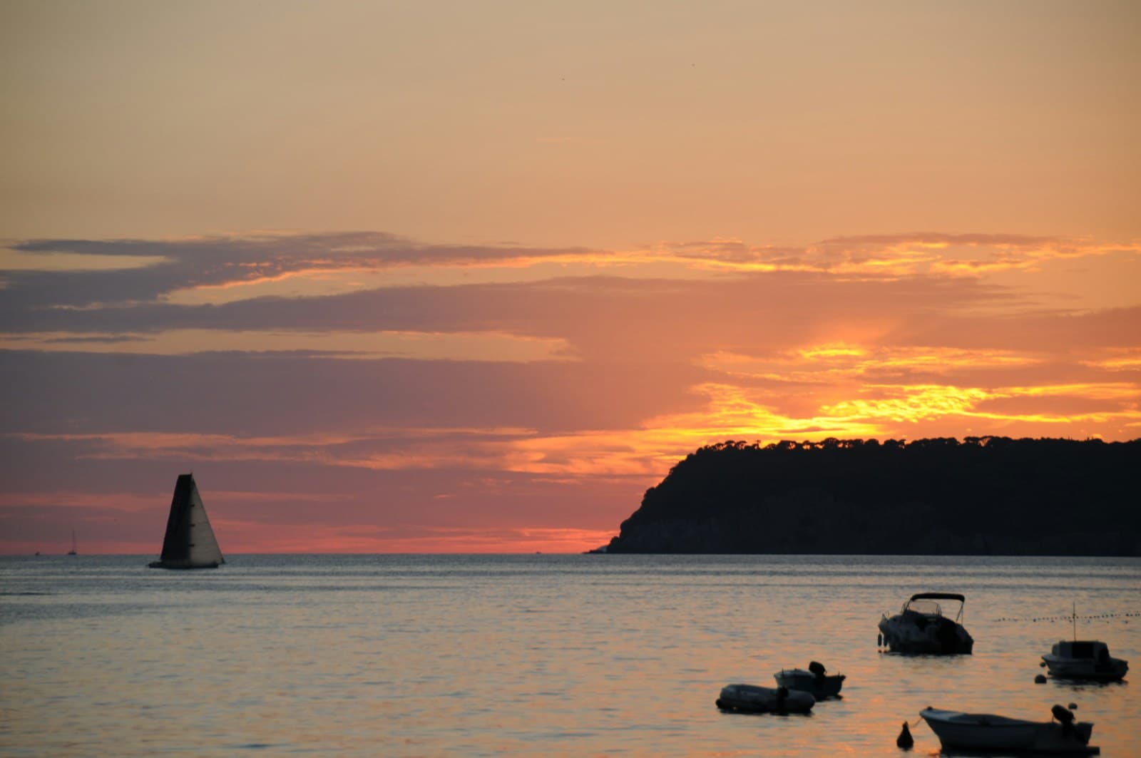 Voilier sur l'Adriatique croate