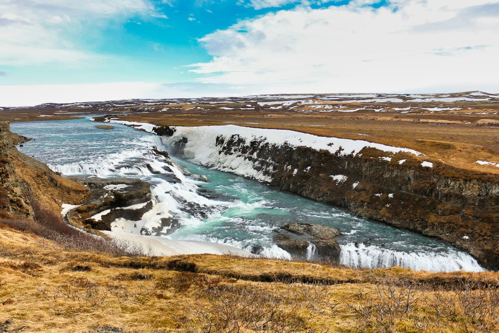 Gullfoss waterfall on the Golden Circle