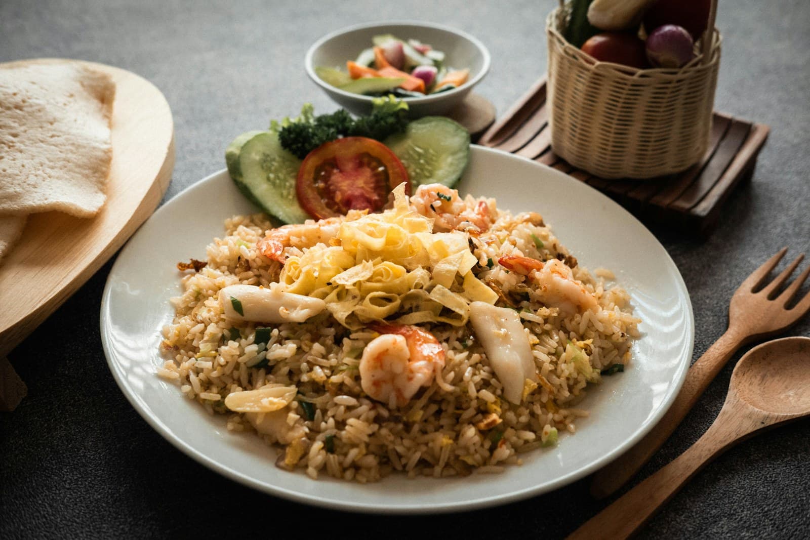 Indonesian nasi goreng fried rice