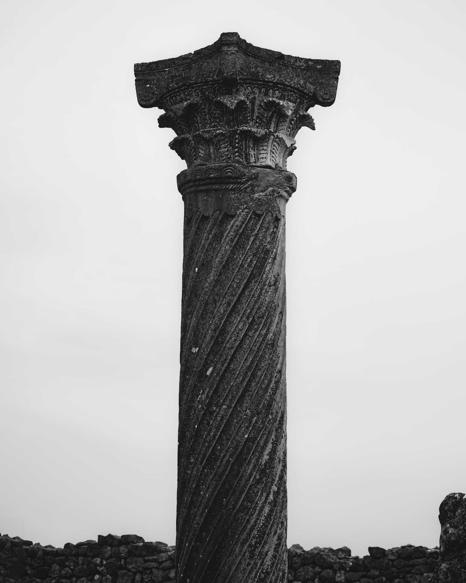 Roman ruins of Volubilis in Morocco