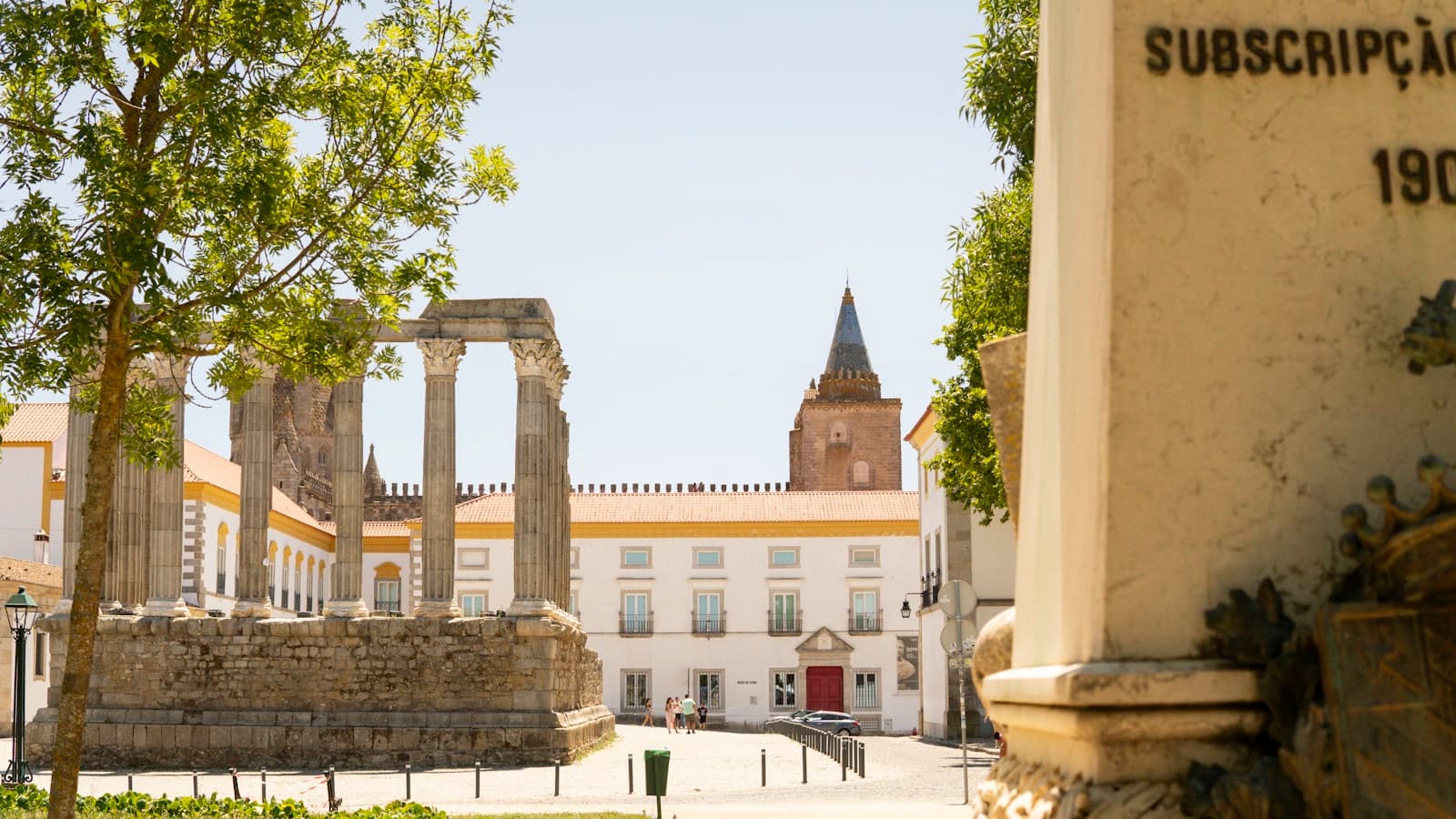 Roman temple of Diana in Évora, Alentejo region
