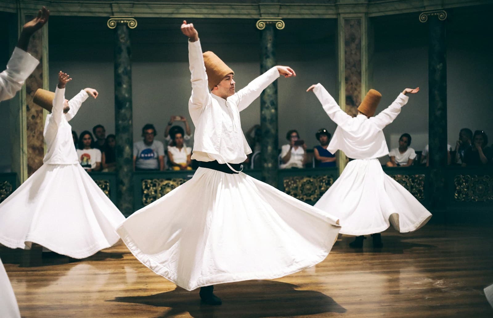 Whirling dervish performing the Sufi sema