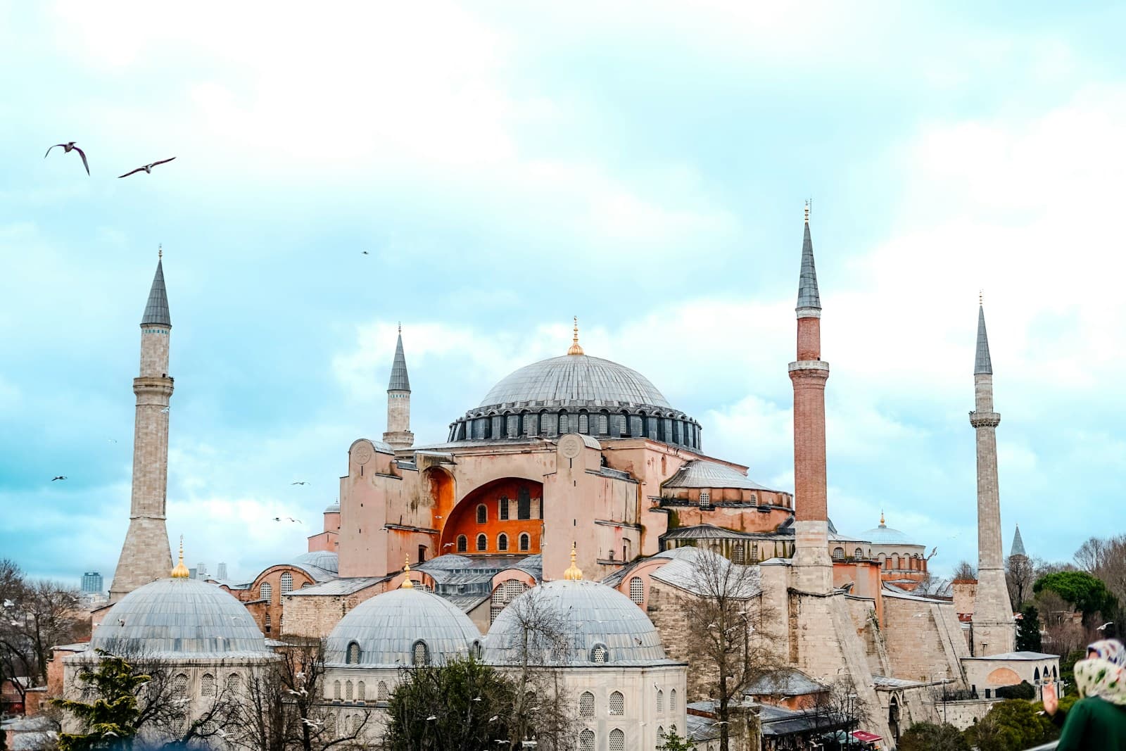 Hagia Sophia exterior at sunset, Istanbul