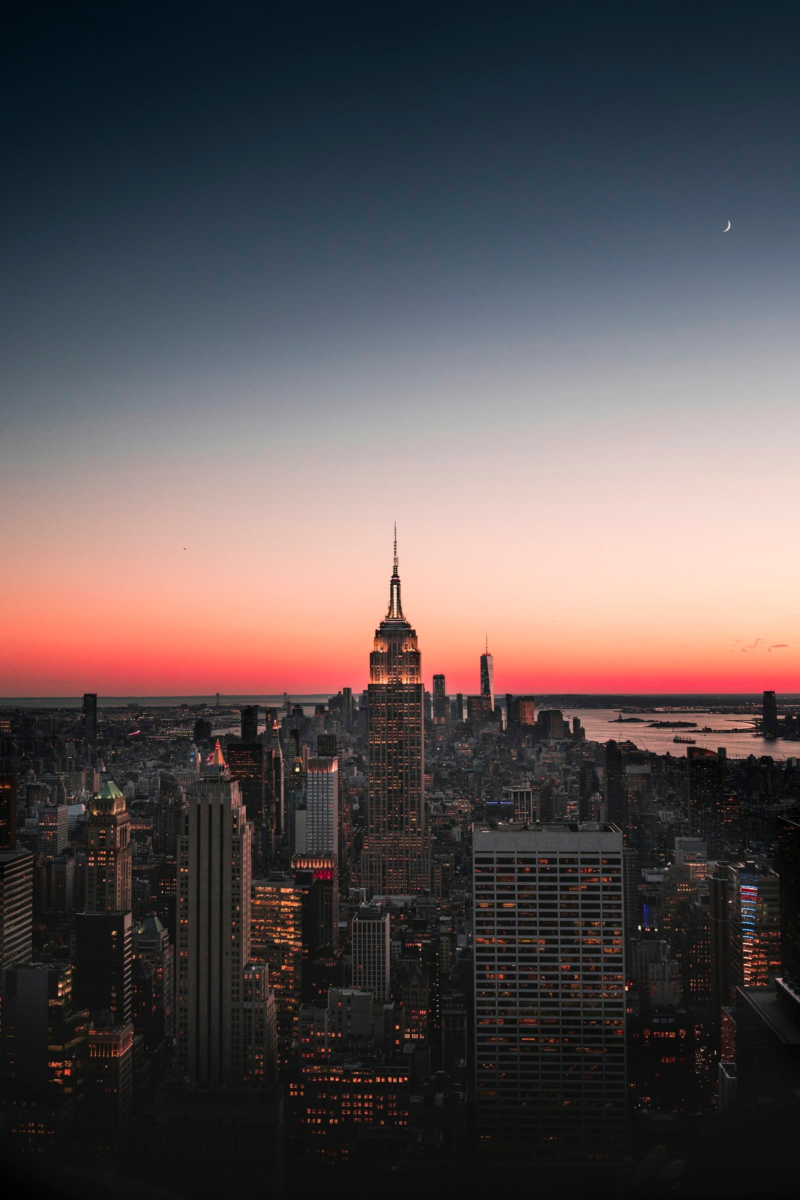 Manhattan skyline from Brooklyn Bridge Park
