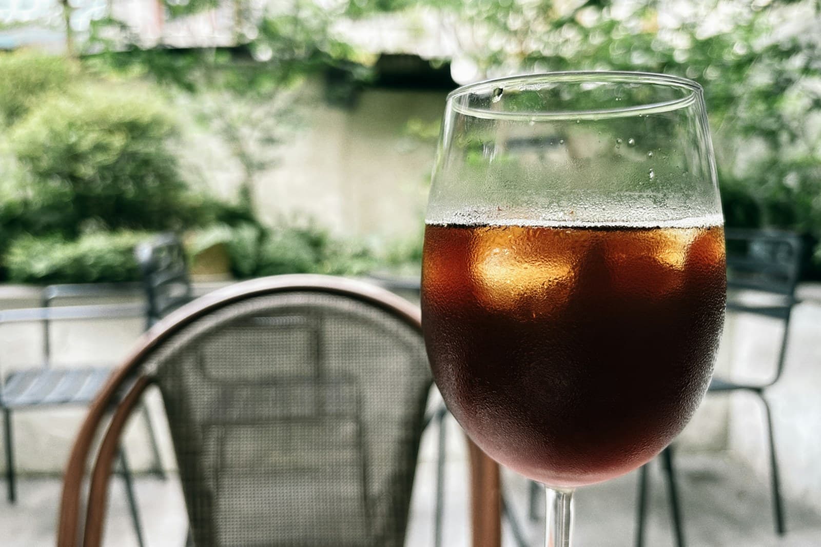 Café glacé vietnamien dans un verre